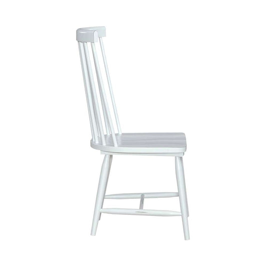 Liberty Furniture - Capeside Cottage Spindle Back Side Chair - White (RTA) (Set of 2) - 224-C4000S-W veiw 2