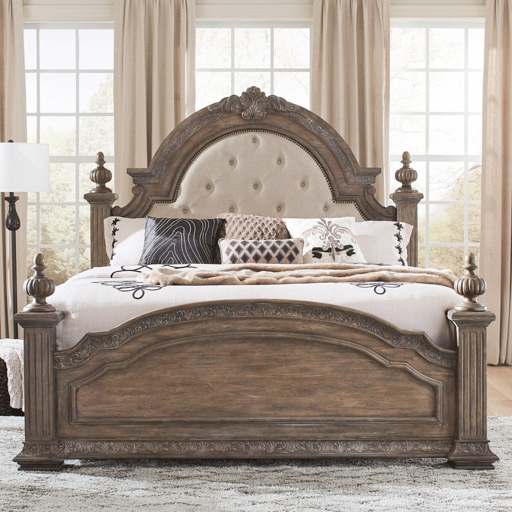 Liberty Furniture - Carlisle Court - King California Poster Bed in Brown - 502-BR-CPS view 1