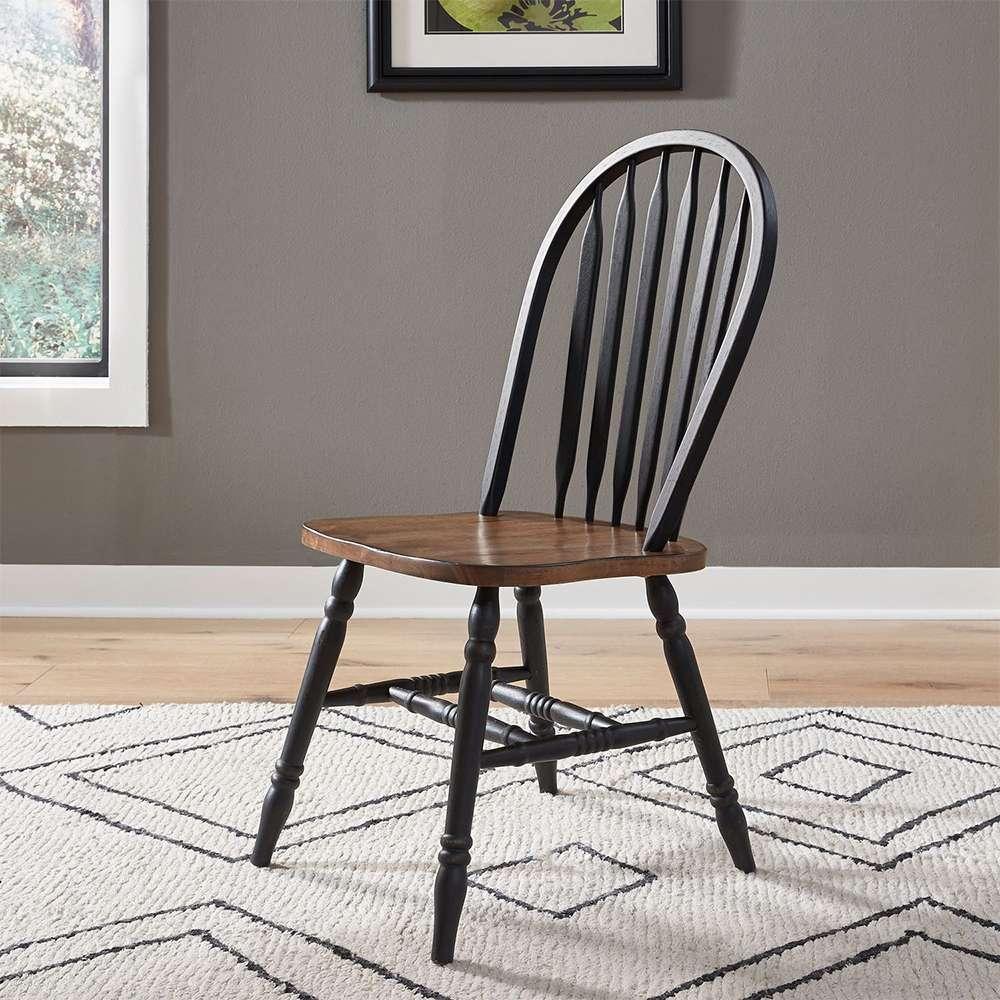 Liberty Furniture - Carolina Crossing 5 Piece Pedestal Table Set - 186B-CD-5PDS veiw 3