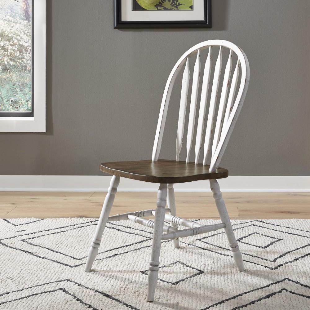 Liberty Furniture - Carolina Crossing Windsor Side Chair - White (Set of 2) - 186W-C1000S veiw 1
