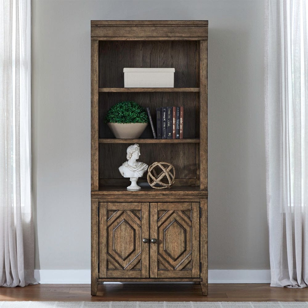 Liberty Furniture - Carolina Park - Bunching Bookcase in Brown - 930-HO201 view 5