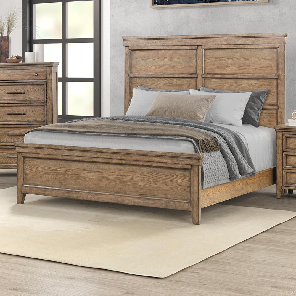 Liberty Furniture - Carolina Park King Panel Bed in Amber Brown - 930-BR-KPB veiw 1