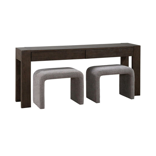 Liberty Furniture - Cascade Falls - 3 Piece Set in Brown - 732-AC-3PCS view 2
