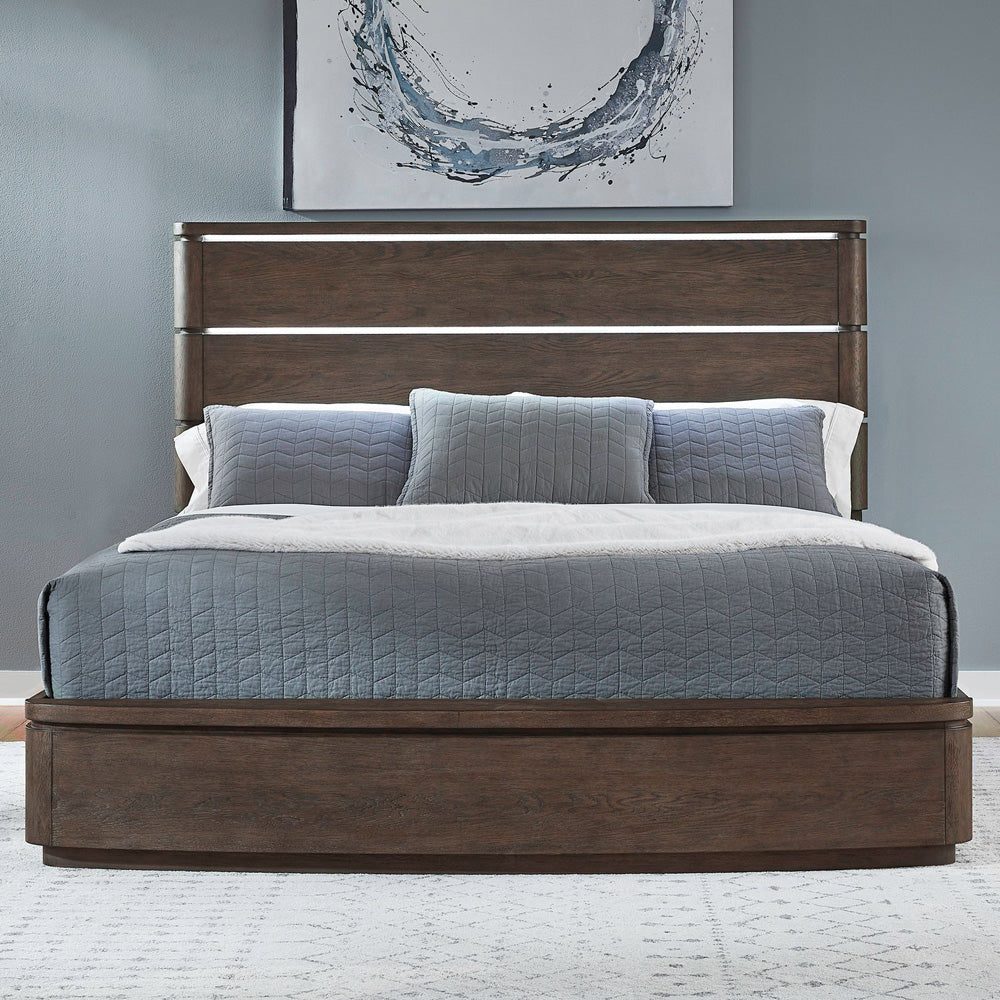 Liberty Furniture - Cascade Falls King Panel Bed, 2 Night Stands - 732-BR-KPB2NS view 12