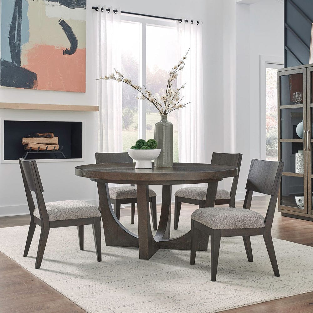 Liberty Furniture - Cascade Falls - Opt 5 Piece Pedestal Table Set in Brown - 732-DR-O5PDS view 1