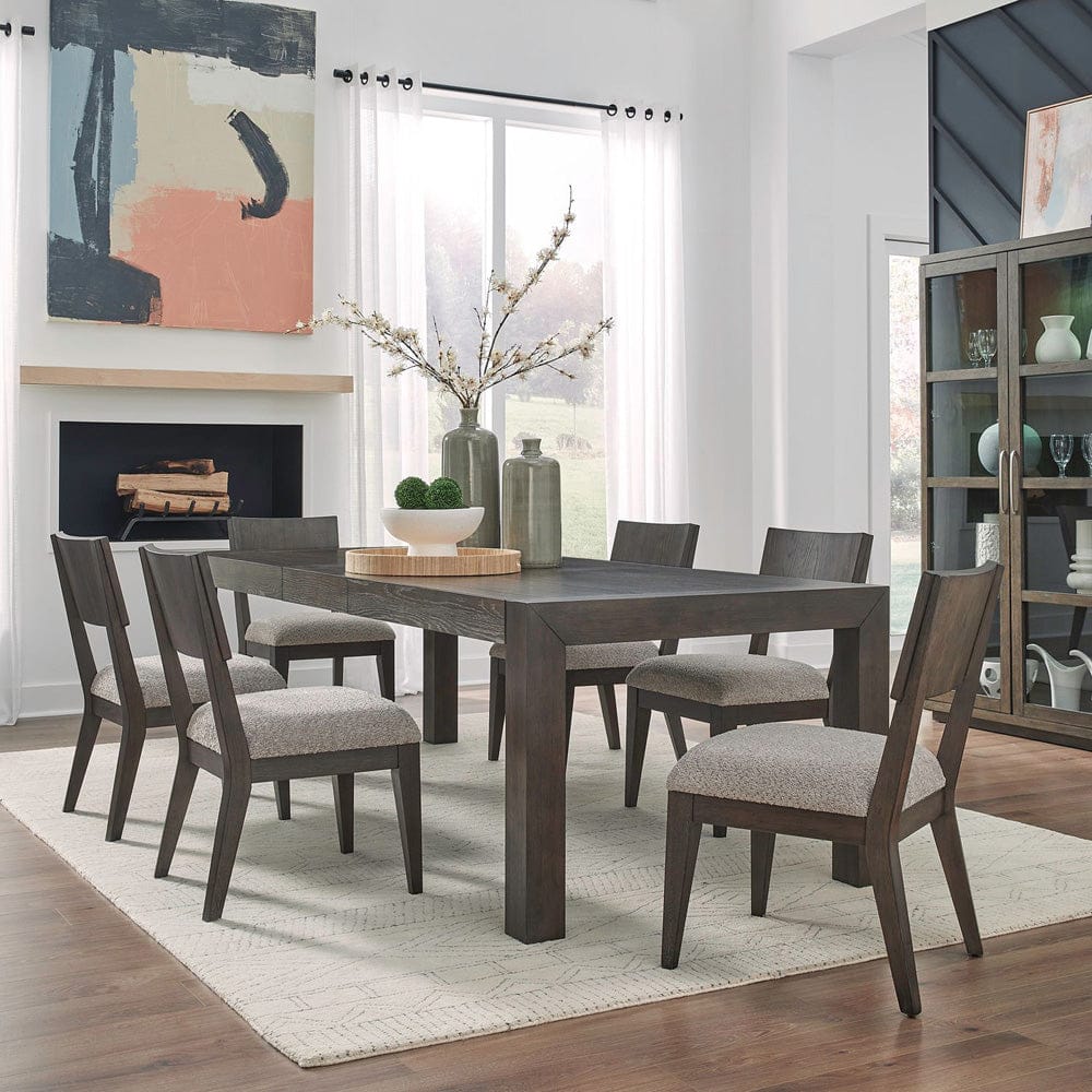 Liberty Furniture - Cascade Falls - Opt 7 Piece Rectangular Table Set in Brown - 732-DR-O7RLS view 1
