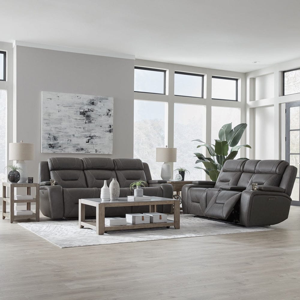 Liberty Furniture - Chapman - Sofa & Loveseat in Gray - 7019CO-UPH-SOLO view 1