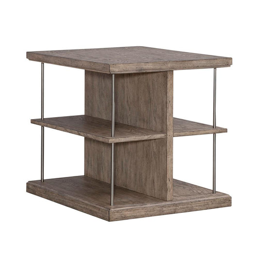 Liberty Furniture - City Scape End Table in Burnished Beige - 421-OT1020 veiw 2