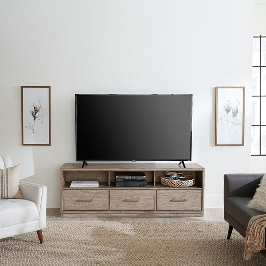 Liberty Furniture - City Scape - Entertainment TV Console in Brown - 421-TV70 view 2