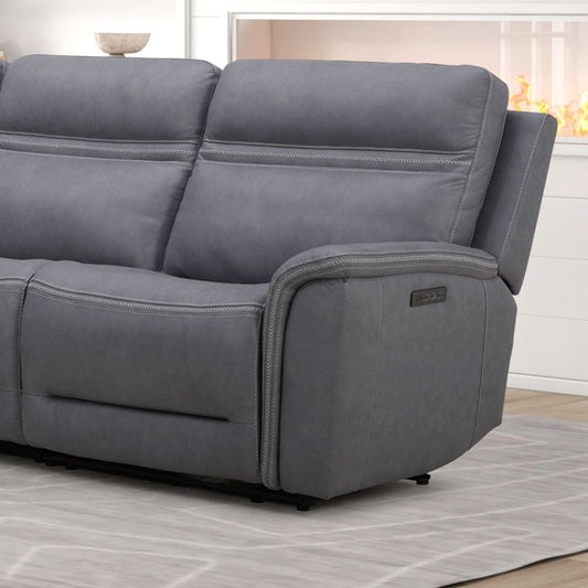 Liberty Furniture - Cooper - R Arm Recliner P3 & ZG - Blue Gray in Gray - 7007BG-43RP view 2