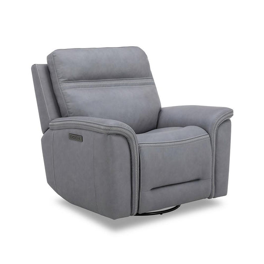 Liberty Furniture - Cooper SG Recliner P3 - Blue Gray in Blue Gray Leather - 7007BG-13P veiw 2