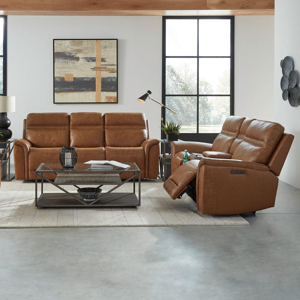 Liberty Furniture - Cooper - Sofa & Loveseat in Brown - 7007CM-UPH-SOLO view 1