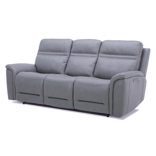 Liberty Furniture - Cooper Sofa P3 & ZG - Blue Gray in Blue Gray Leather - 7007BG-33P veiw 2