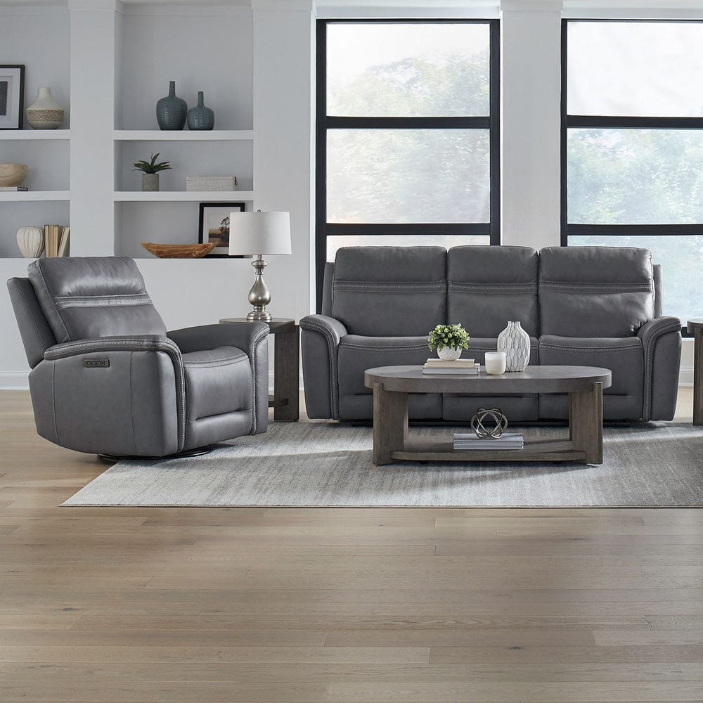 Liberty Furniture - Cooper - Sofa & Recliner in Gray - 7007BG-UPH-SOREC view 1