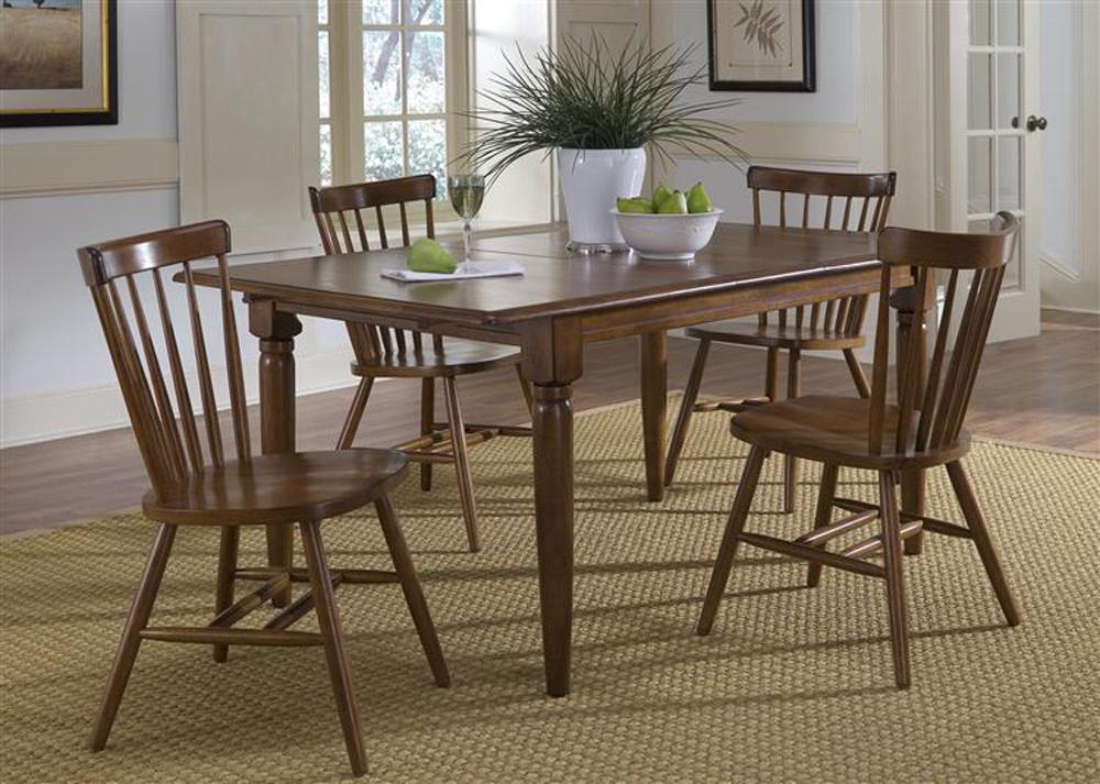 Liberty Furniture - Creations II 5 Piece Butterfly Leaf Table Set - 38-CD-5BLS veiw 1