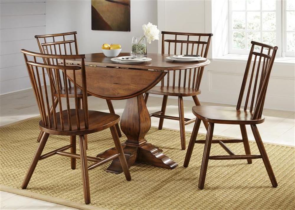 Liberty Furniture - Creations II Drop Leaf Pedestal Table - 38-P4242_38-T4242 veiw 1