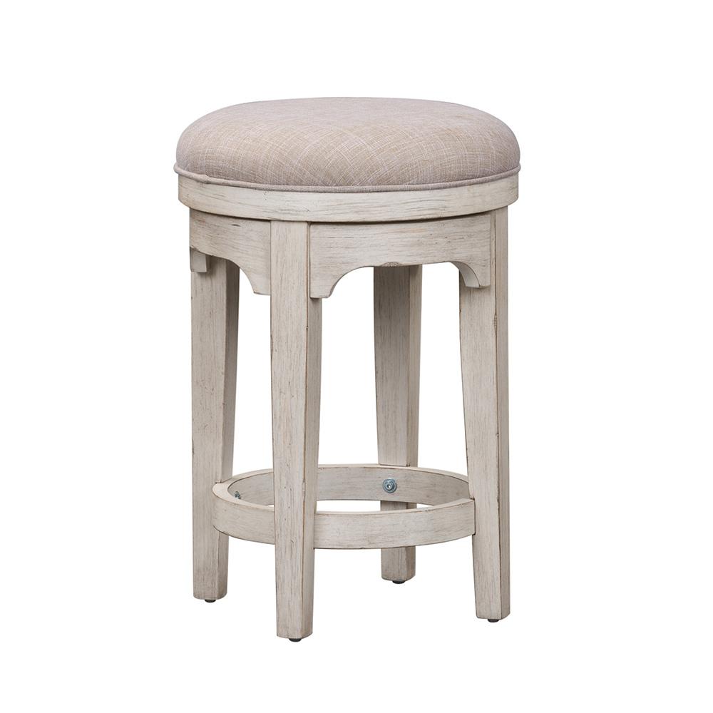 Liberty Furniture - Farmhouse Reimagined 4 Piece Set in Antique White w/ Chestnut Tops - 652-OT-4PCS veiw 3