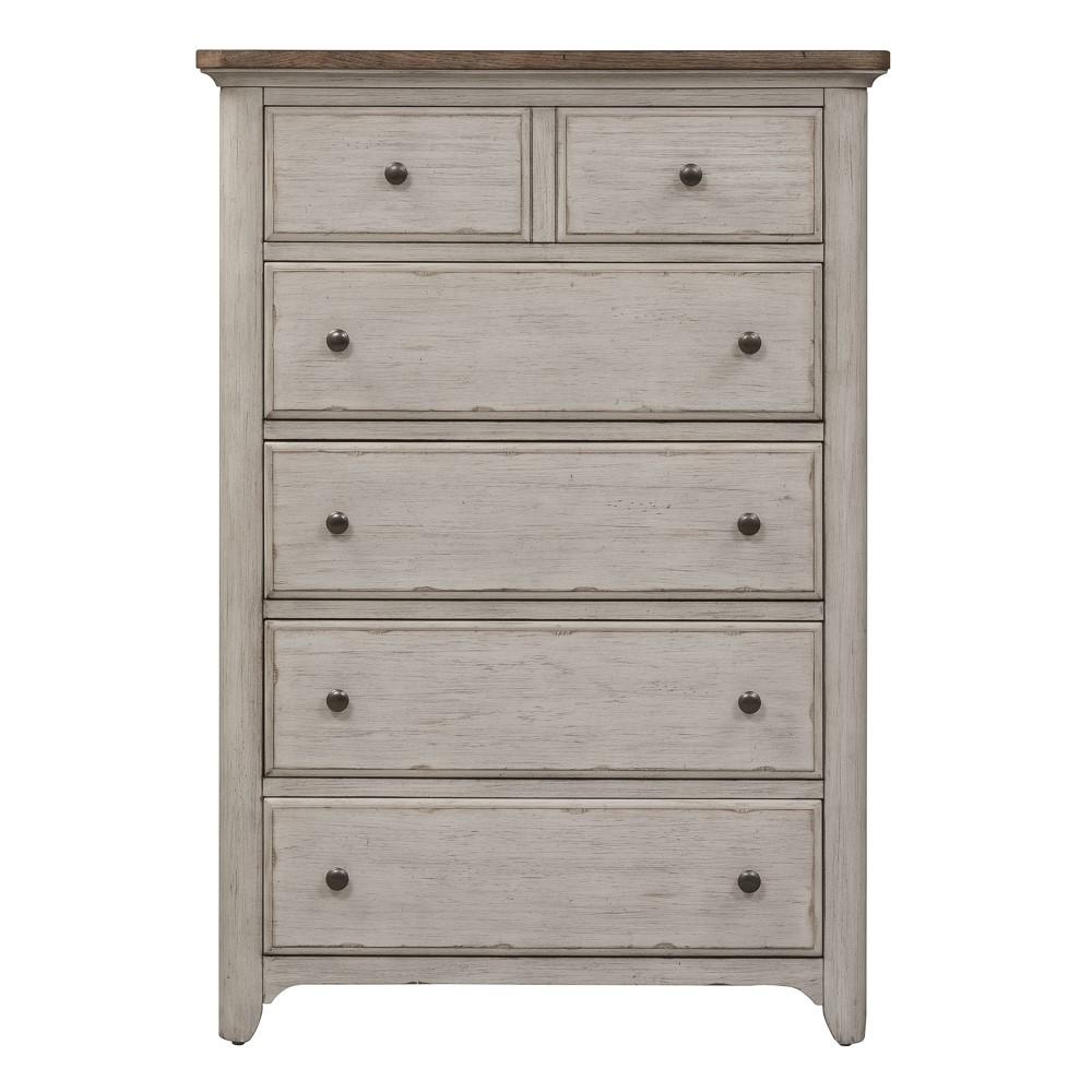 Liberty Furniture - Farmhouse Reimagined 5 Drawer Chest - 652-BR41 veiw 10