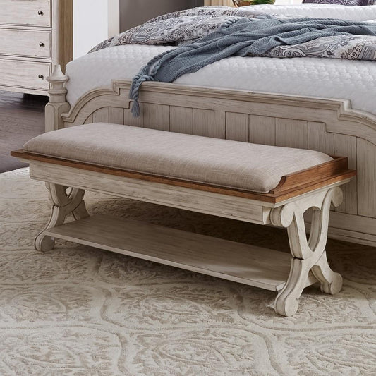 Liberty Furniture - Farmhouse Reimagined Bed Bench - 652-BR47 veiw 2