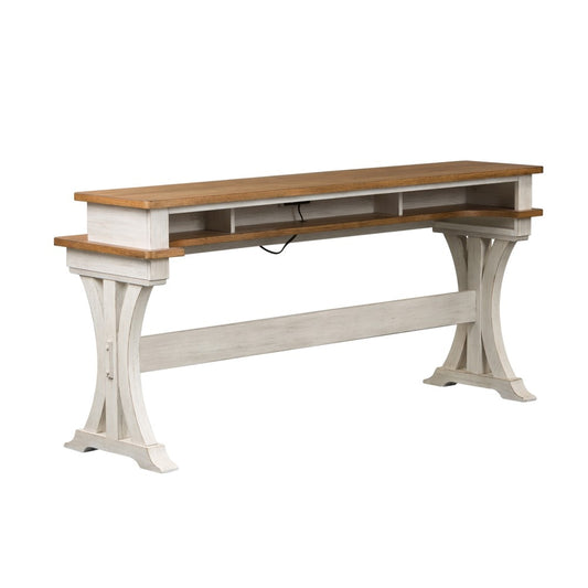 Liberty Furniture - Farmhouse Reimagined Console Bar Table - 652-OT7636 veiw 2