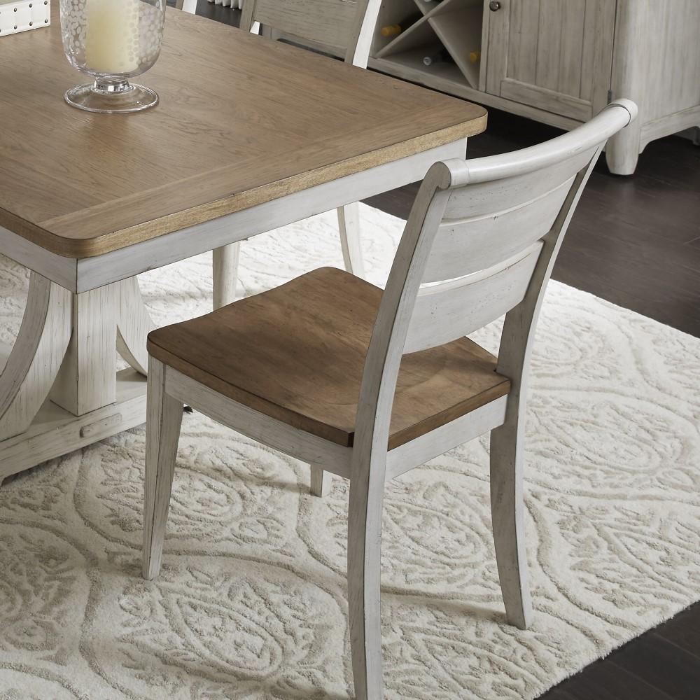 Liberty Furniture - Farmhouse Reimagined Ladder Back Side Chair (Set of 2) - 652-C2000S veiw 7