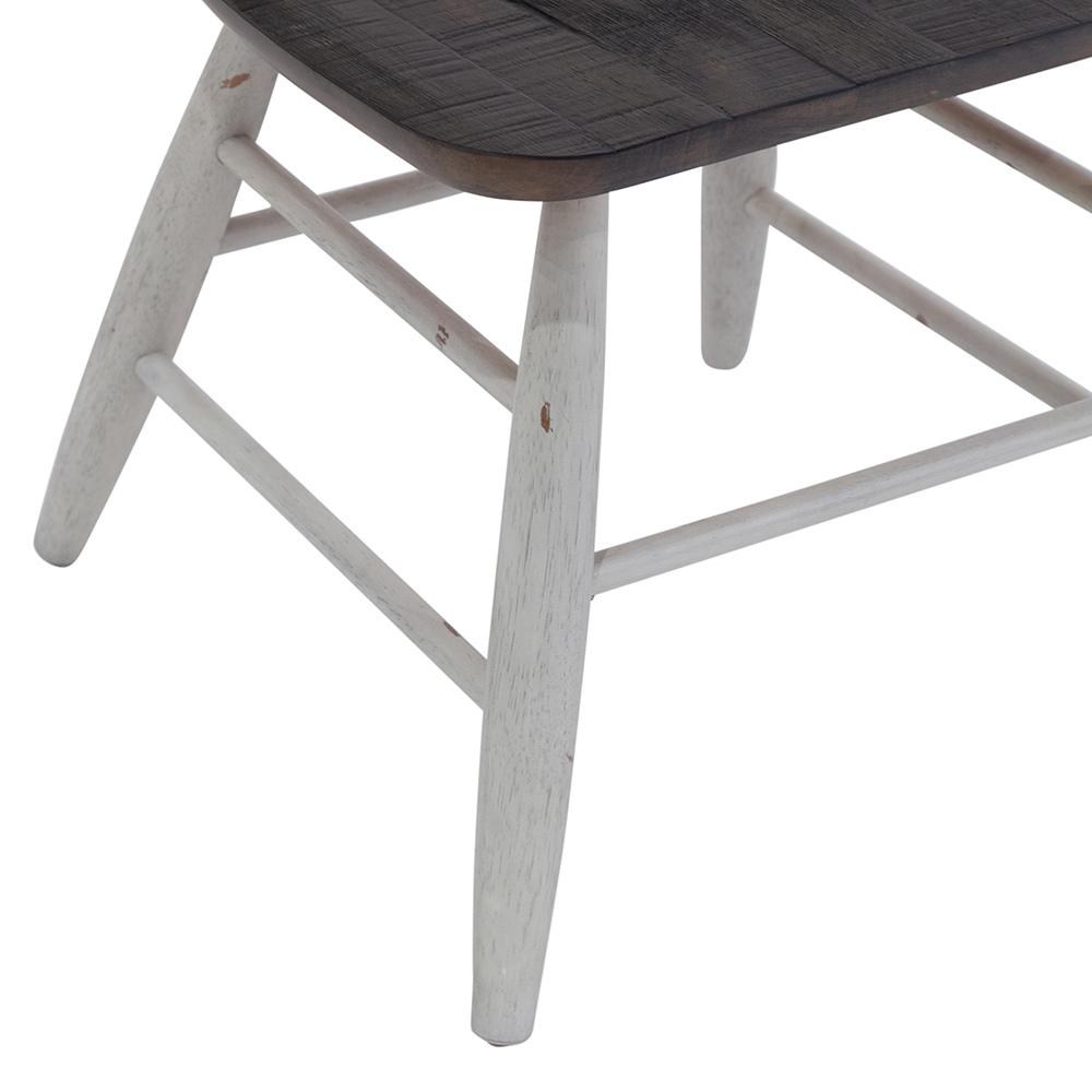Liberty Furniture - Farmhouse Windsor Back Side Chair in Two Tone White w/ Wood Tone Tops - 139WH-C1000S veiw 6