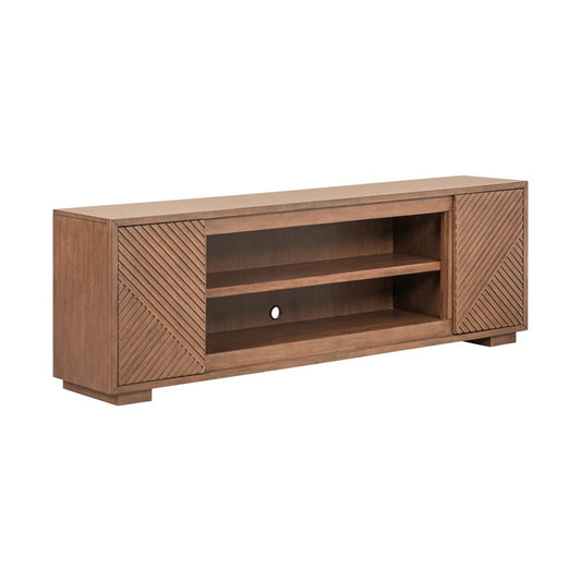 Liberty Furniture - Fireplace TV Consoles 84 Inch Fireplace TV Console - FIRE-214-TV84FTS view 2