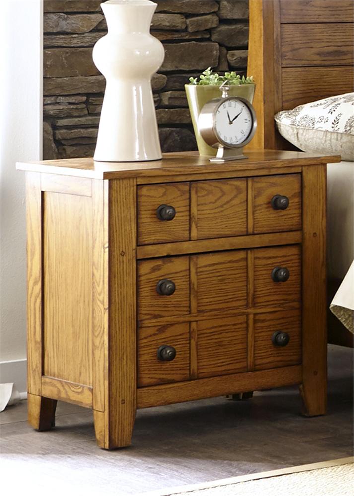 Liberty Furniture - Grandpas Cabin Drawer Night Stand - 175-BR61 veiw 1