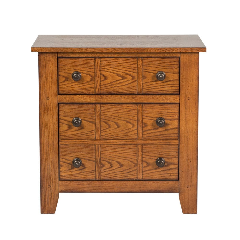 Liberty Furniture - Grandpas Cabin - King California Sleigh Bed, Dresser & Mirror, Chest, Night Stand in Brown - 175-BR-KCSDMCN view 6