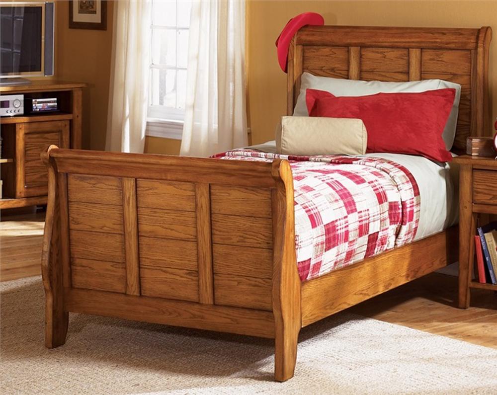 Liberty Furniture - Grandpas Cabin Youth Full Sleigh Bed - 175-YBR-FSL veiw 1