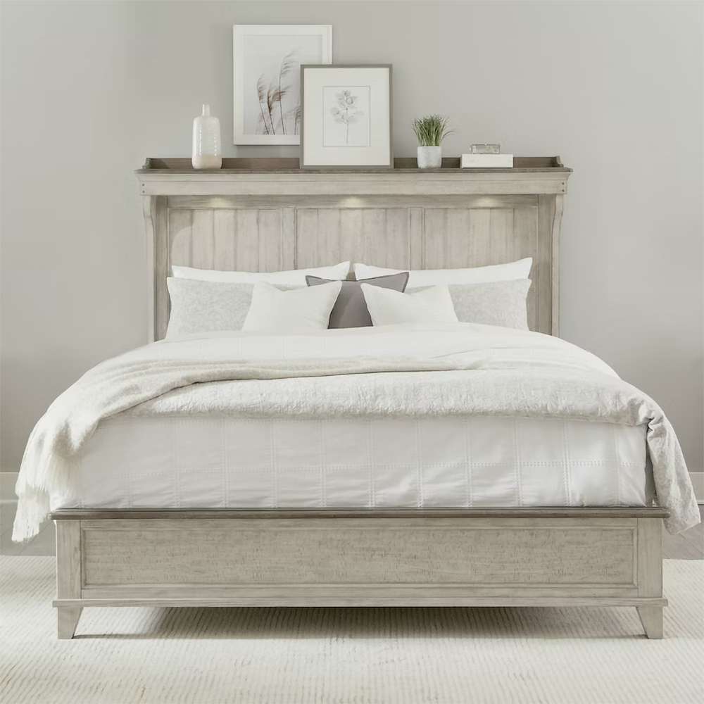Liberty Furniture - Ivy Hollow King Mantle Bed - 457-BR-KMT veiw 1