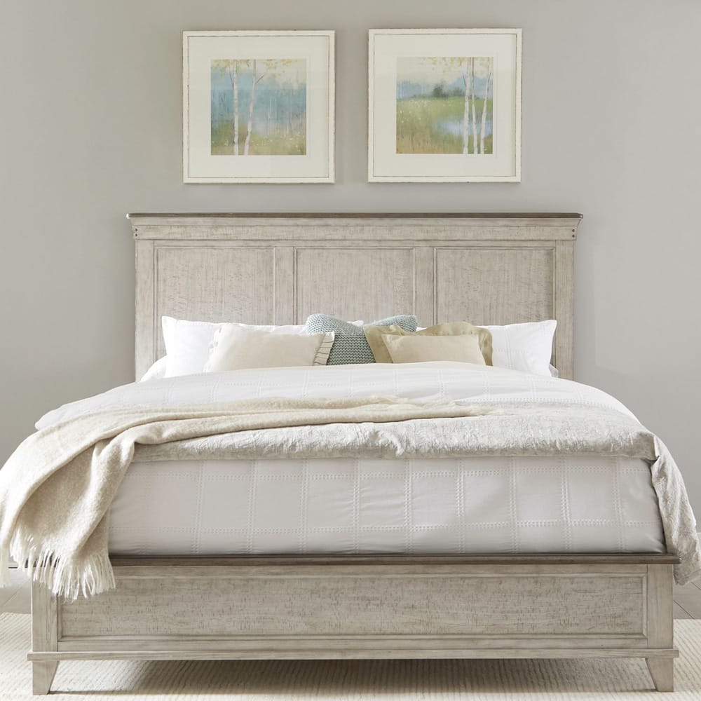 Liberty Furniture - Ivy Hollow King Panel Bed, 2 Nightstands - 457-BR-KPB2NS view 12