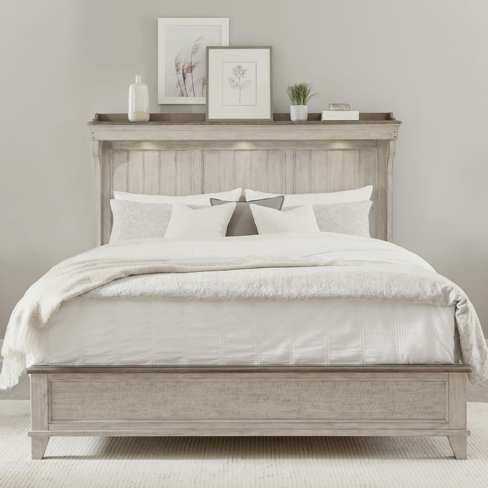 Liberty Furniture - Ivy Hollow Queen Mantle Bed, 2 Nightstands - 457-BR-QMT2NS view 4