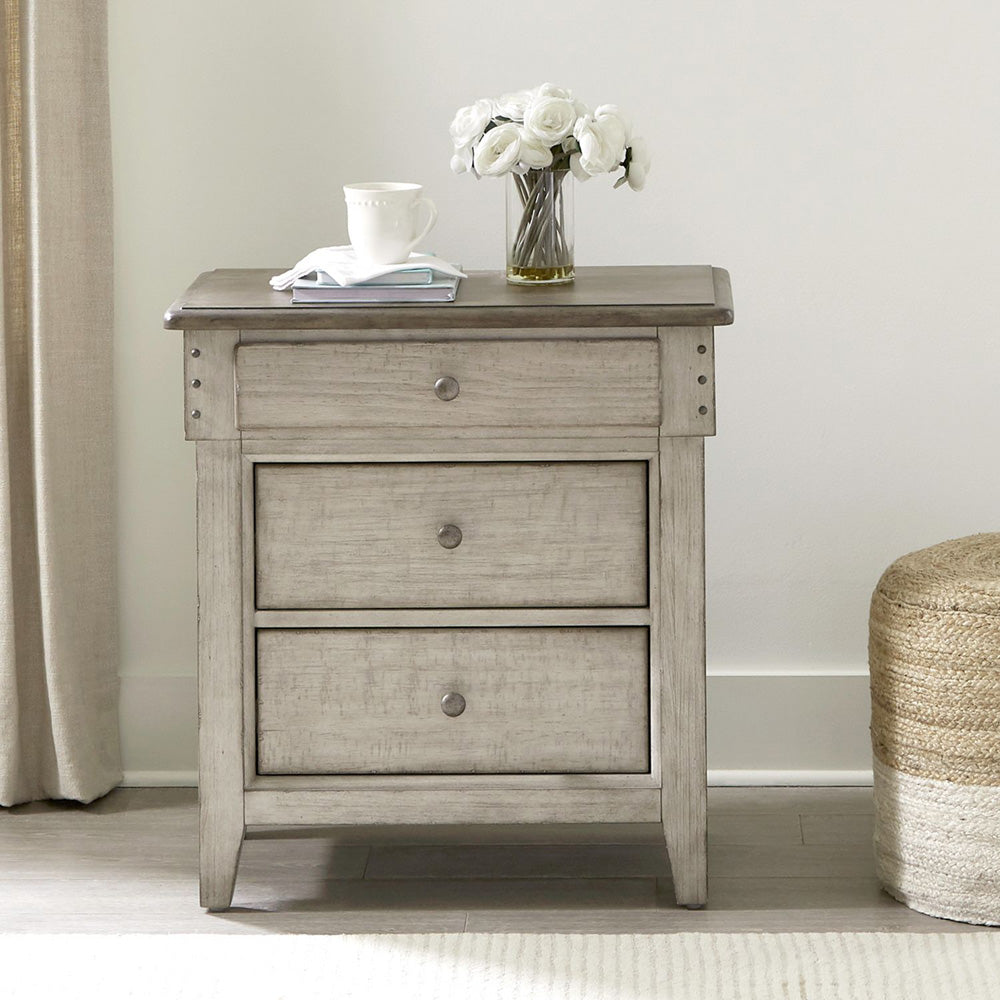 Liberty Furniture - Ivy Hollow Queen Mantle Storage Bed, 2 Nightstands - 457-BR-QMS2NS view 8