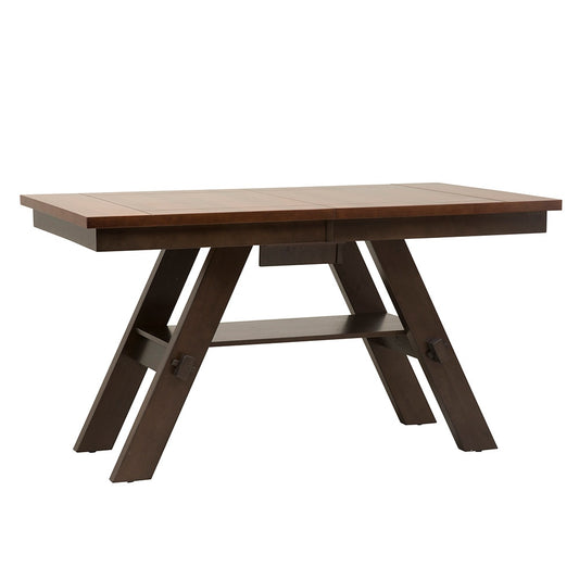Liberty Furniture - Lawson 7 Piece Gathering Table Set in Light & Dark Espresso - 116-CD-7GTS veiw 2