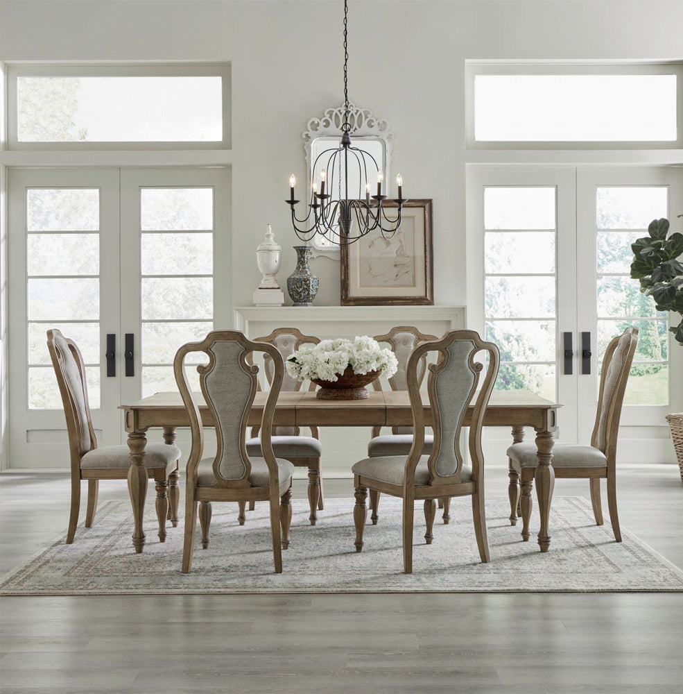 Liberty Furniture - Magnolia Manor 7 Piece Rectangular Table Set - 244N-DR-7RLS veiw 1