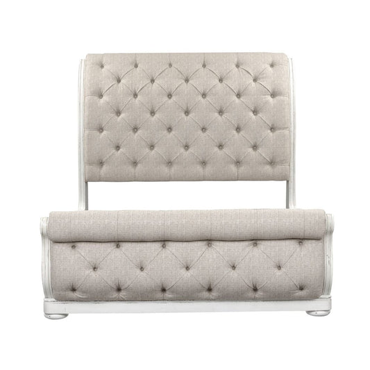 Liberty Furniture - Magnolia Manor King Uph Sleigh Bed, 2 Bedside Chests - 244-BR-KUSL2BSC view 2