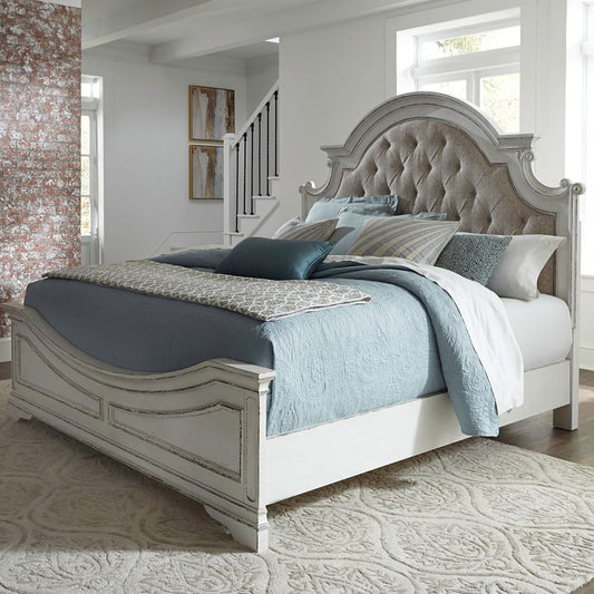 Liberty Furniture - Magnolia Manor King Upholstered Bed, 2 Nightstands - 244-BR-KUB2NS view 2