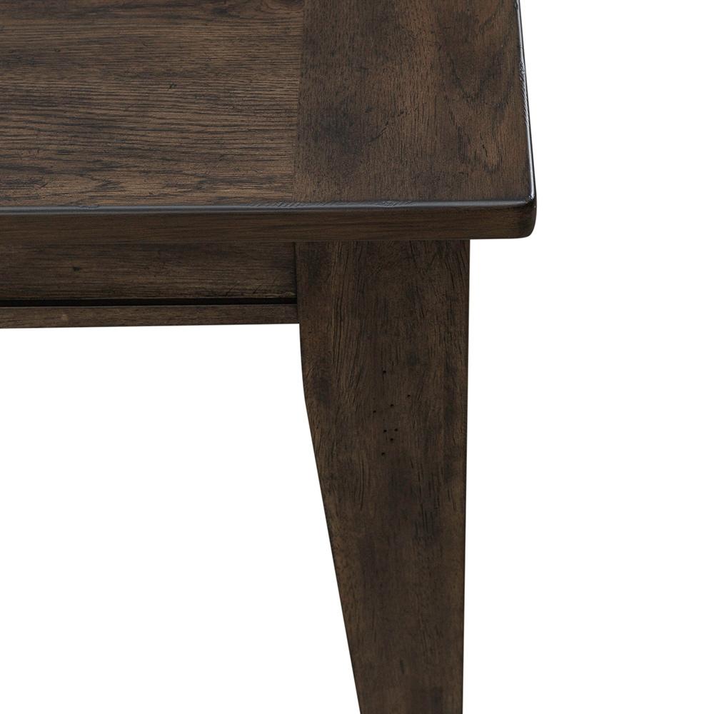 Liberty Furniture - Midland Falls Rectangular Leg Table in Rustic Brown - 826-T4090 veiw 12