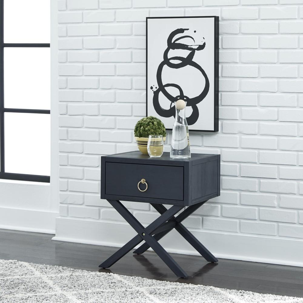 Liberty Furniture - Midnight 1 Drawer Accent Table - 2030-AT1922 veiw 1