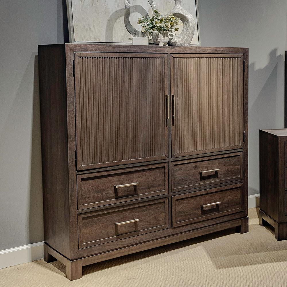 Liberty Furniture - Modern Edge Dressing Chest in Caffe - 313-BR42 veiw 1