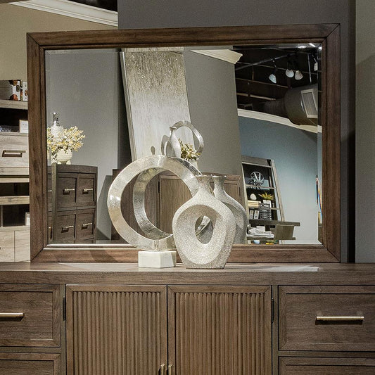Liberty Furniture - Modern Edge Landscape Mirror in Caffe - 313-BR51 veiw 2