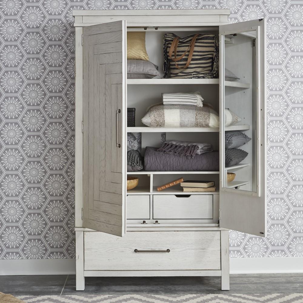 Liberty Furniture - Modern Farmhouse Armoire - 406W-BR-ARM veiw 7