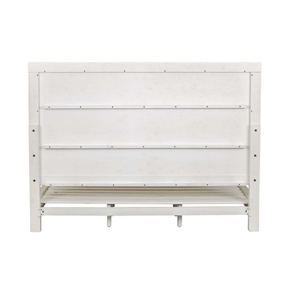 Liberty Furniture - Modern Farmhouse - King Platform Bed in White - 406W-BR-KPL view 5