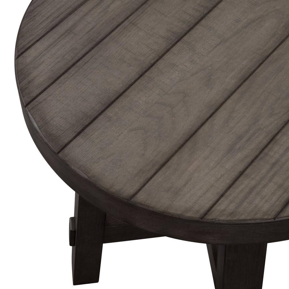 Liberty Furniture - Modern Farmhouse Splay Leg Round End Table - 406-OT1024 veiw 4