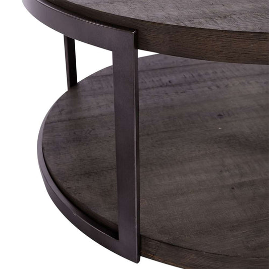 Liberty Furniture - Modern View Round Cocktail Table - 960-OT1010B_960-OT1010T veiw 2