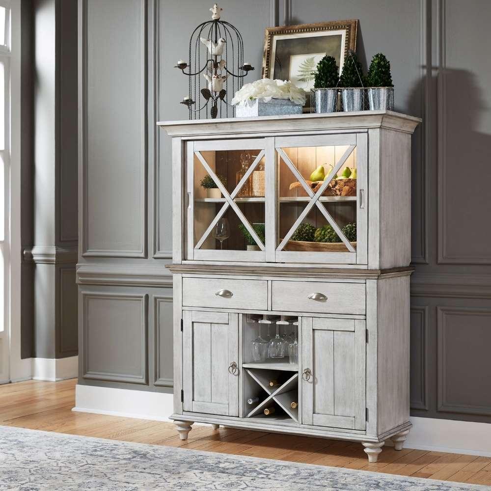 Liberty Furniture - Ocean Isle Hutch & Buffet - 303W-CD-HB veiw 2