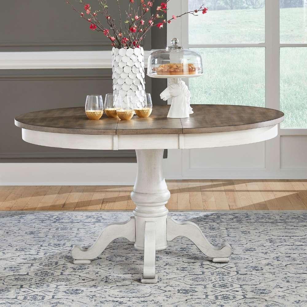 Liberty Furniture - Ocean Isle Single Pedestal Table - 303W-P4254_303W-T4254 veiw 4