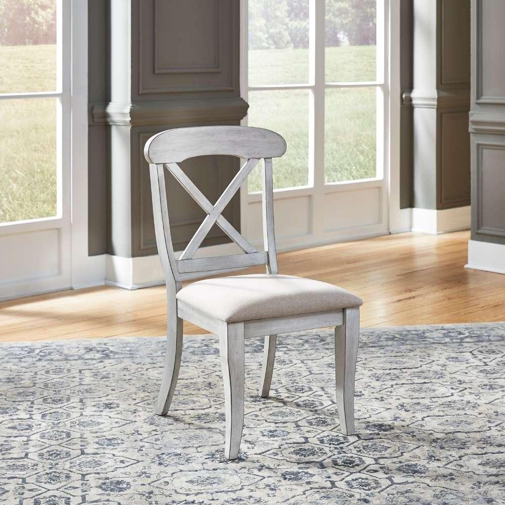 Liberty Furniture - Ocean Isle Uph X Back Side Chair (RTA) (Set of 2) - 303W-C3001S veiw 5