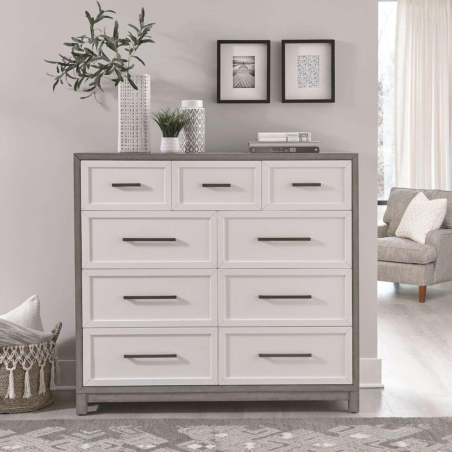 Liberty Furniture - Palmetto Heights 9 Drawer Chesser - 499-BR32 veiw 7